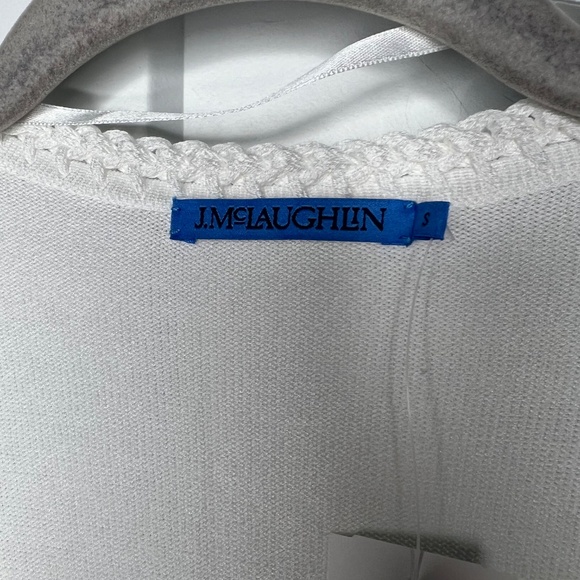 J. McLaughlin Braided Hem Cardigan Sweater NWT - Picture 4 of 6
